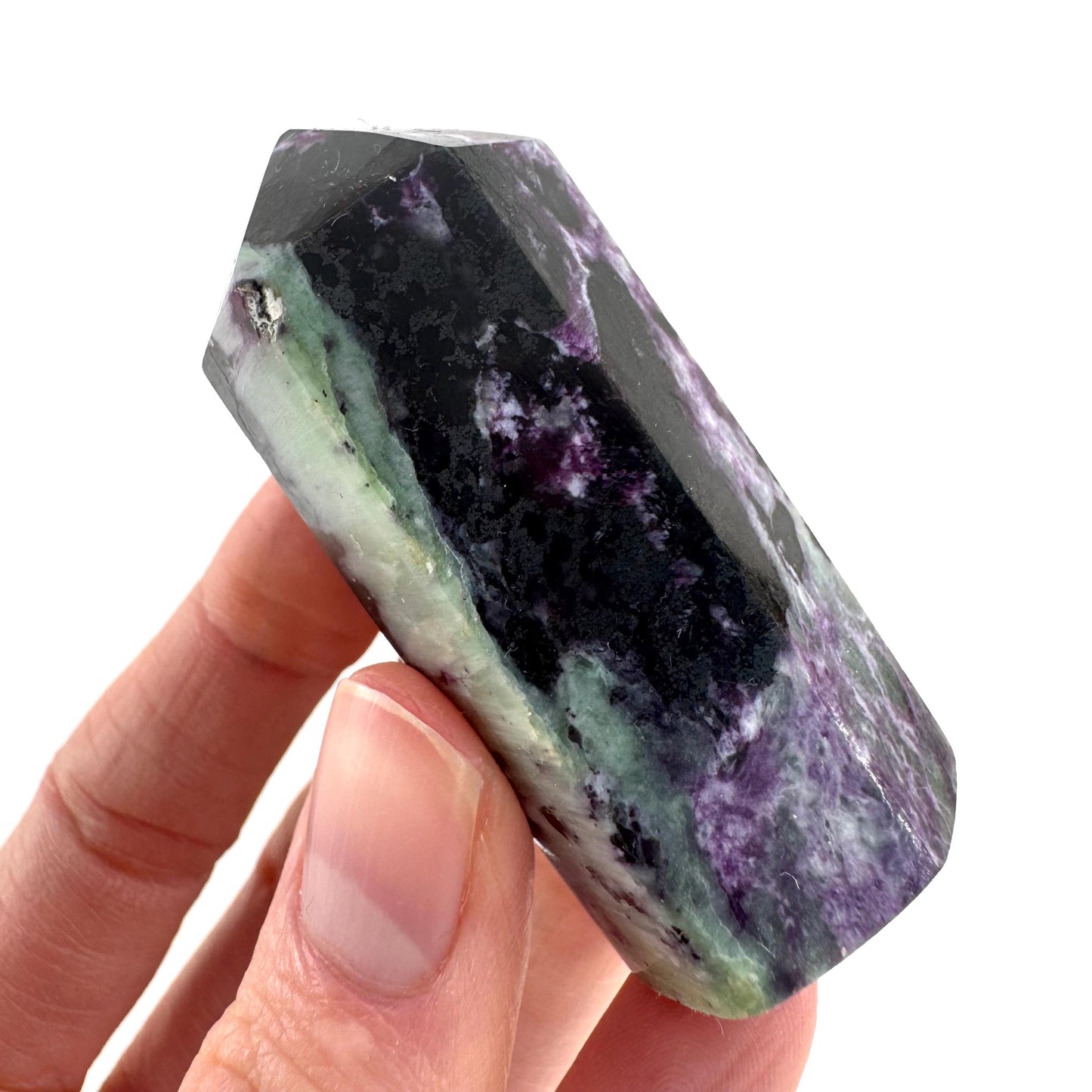 Kammererite Crystal Point | Polished Tower Wand