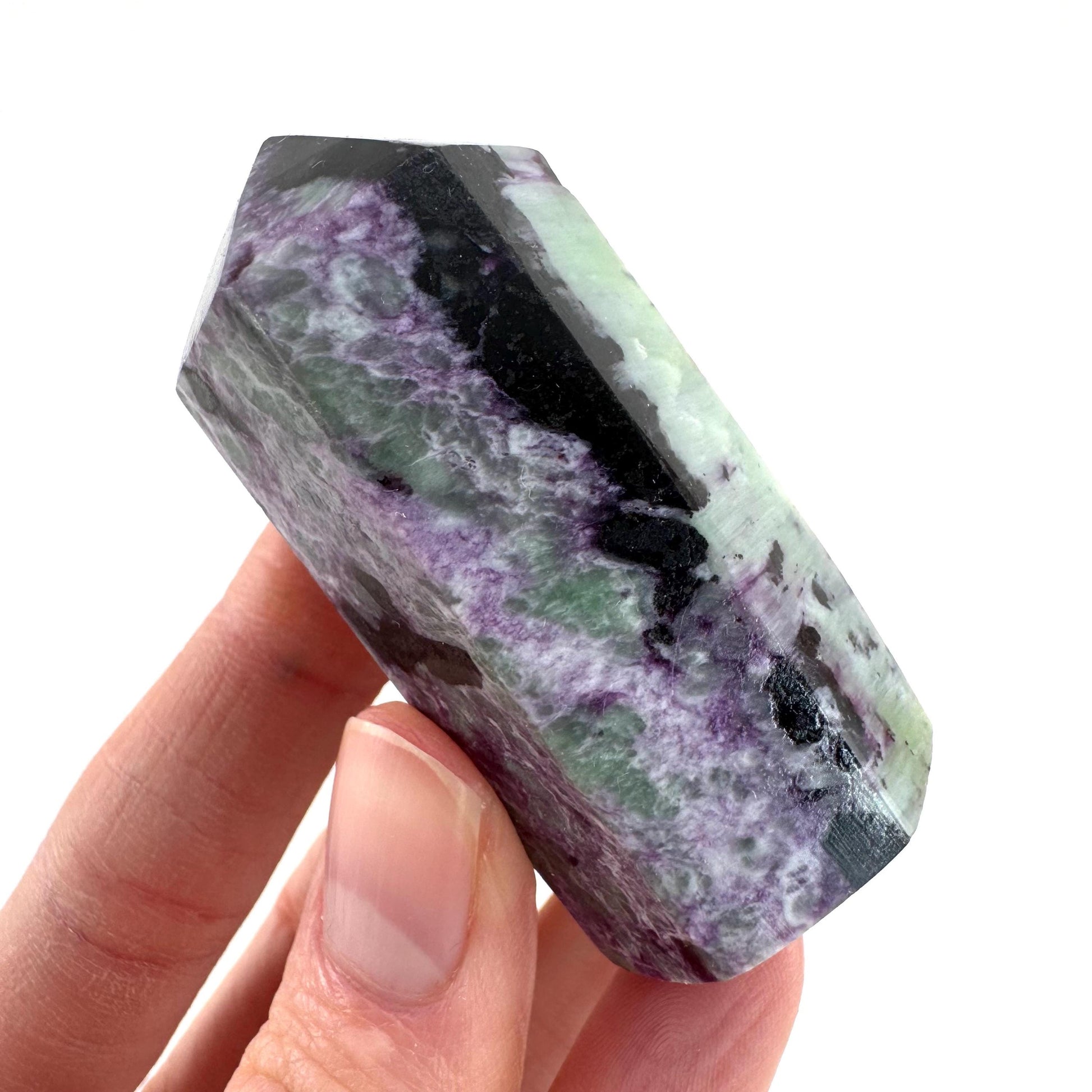 Kammererite Crystal Point | Polished Tower Wand