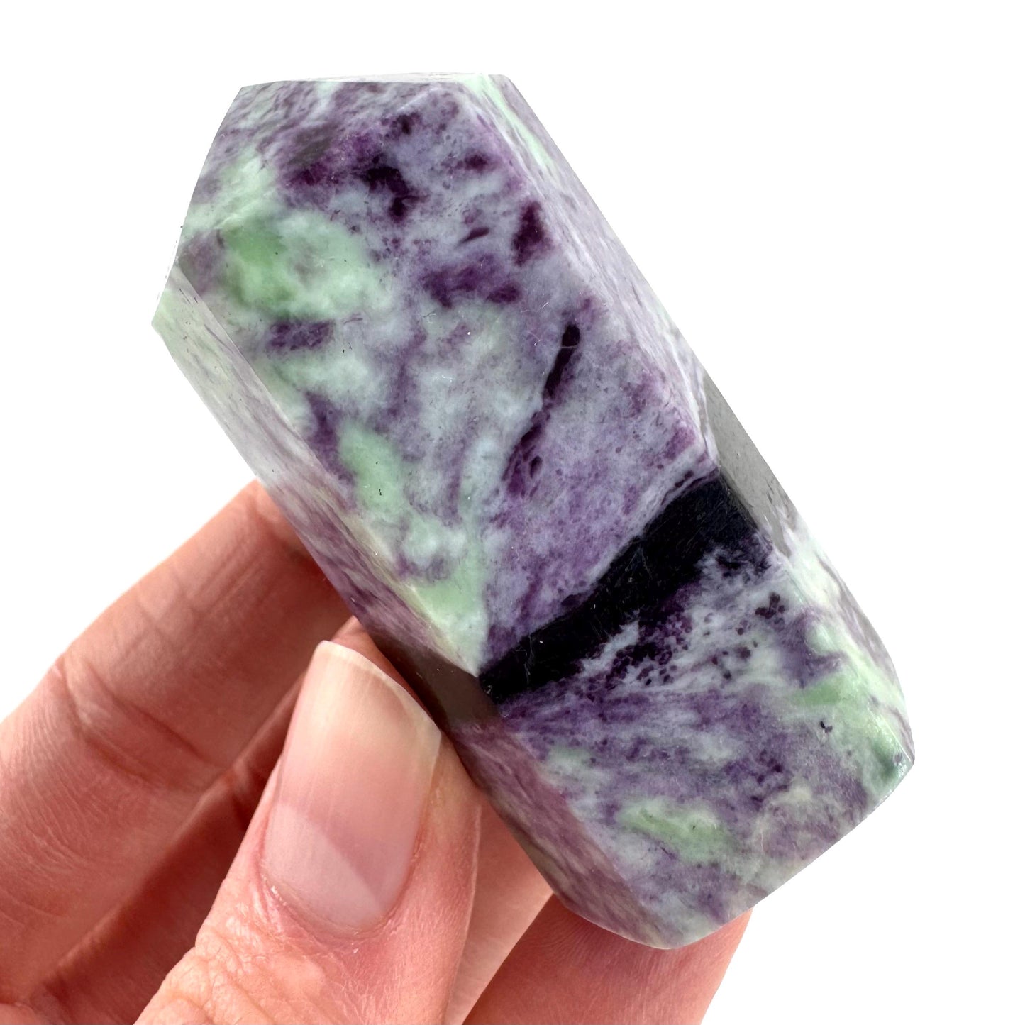 Kammererite Crystal Point | Polished Tower Wand