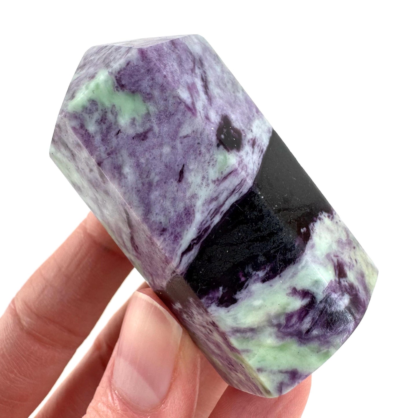 Kammererite Crystal Point | Polished Tower Wand
