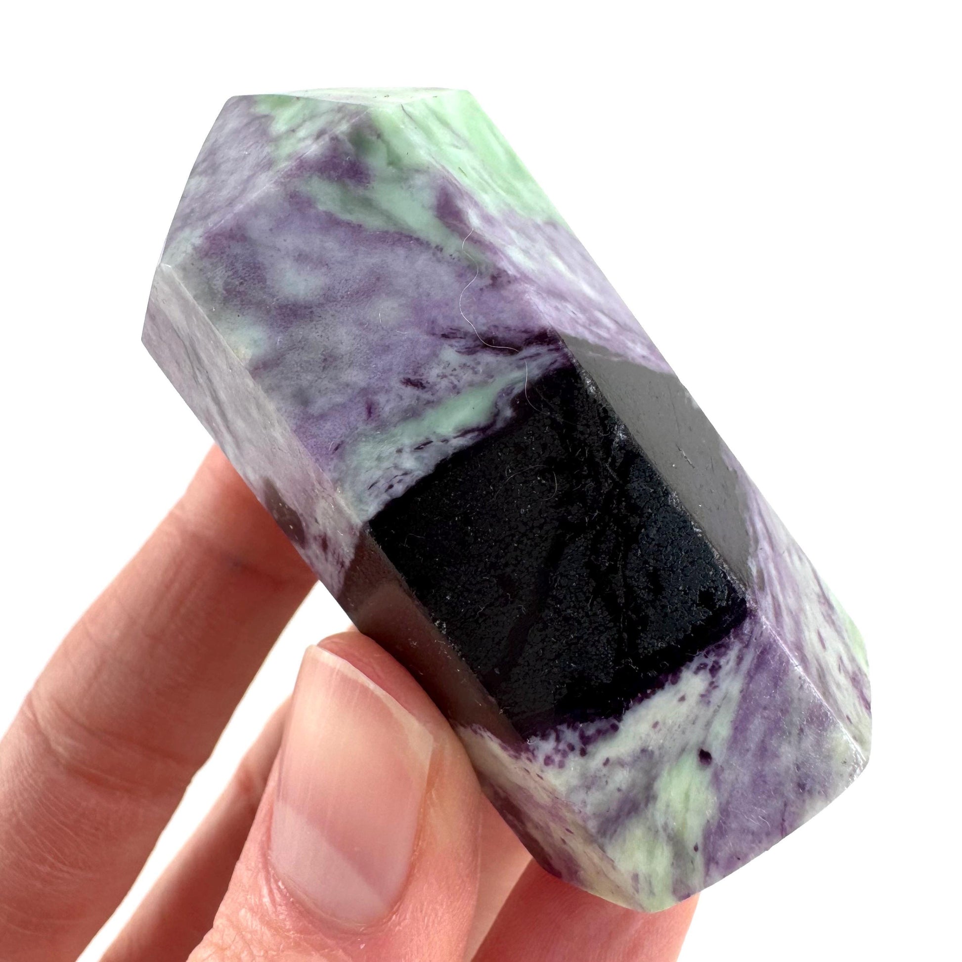 Kammererite Crystal Point | Polished Tower Wand