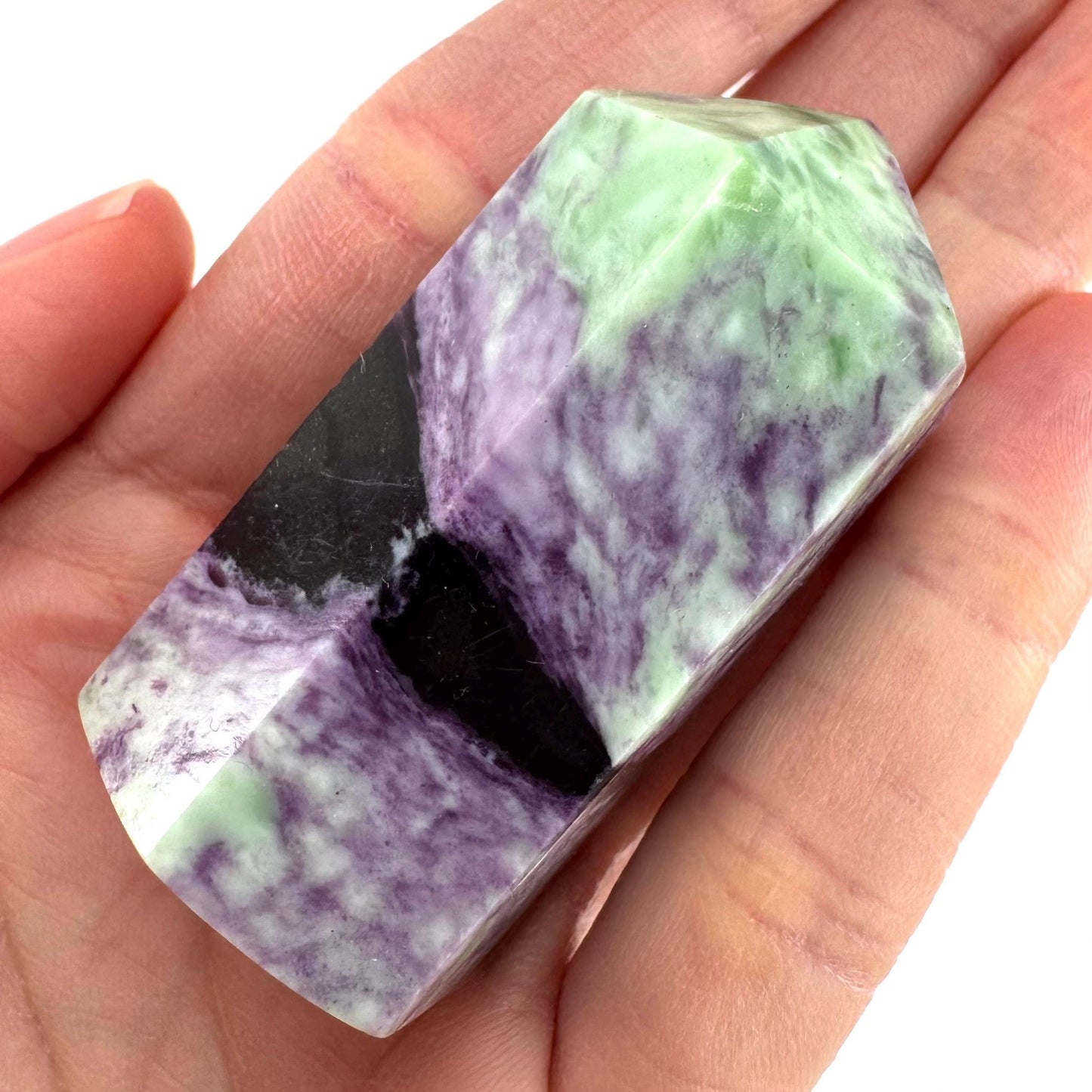Kammererite Crystal Point | Polished Tower Wand