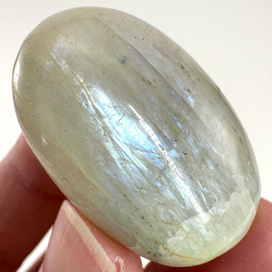 Flashy Garnierite Cabochon | Madagascar Moonstone Gemstone