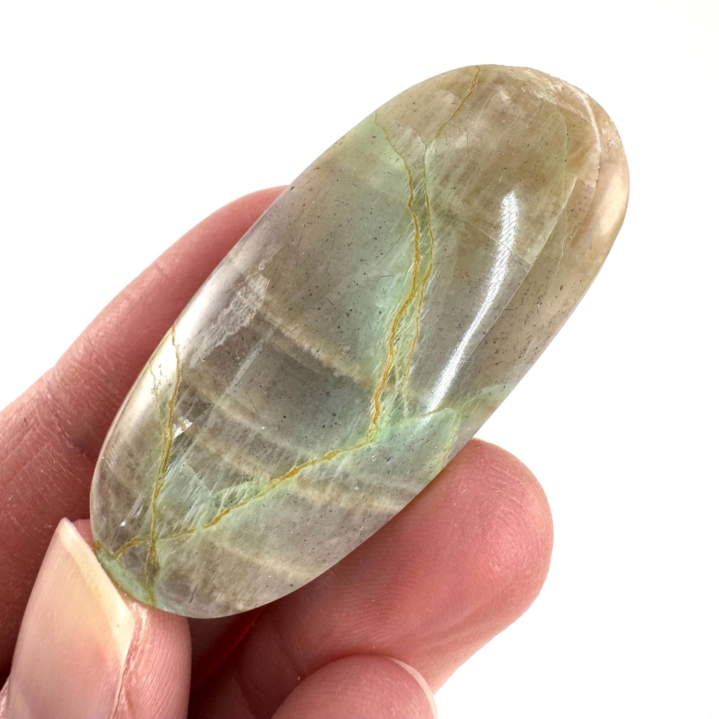 Garnierite Cabochon | Madagascar Moonstone Gemstone