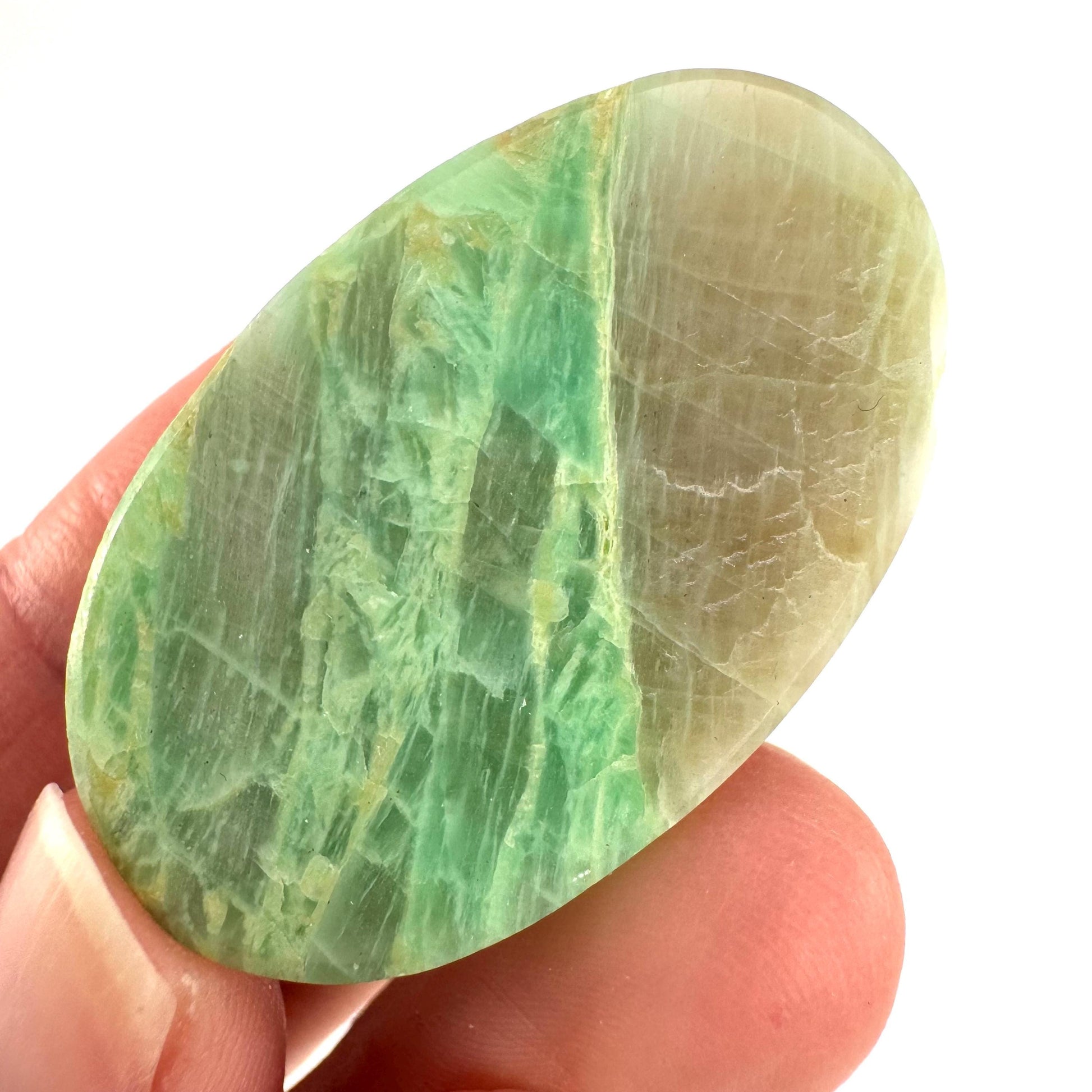Garnierite Cabochon | Green Moonstone Gemstone