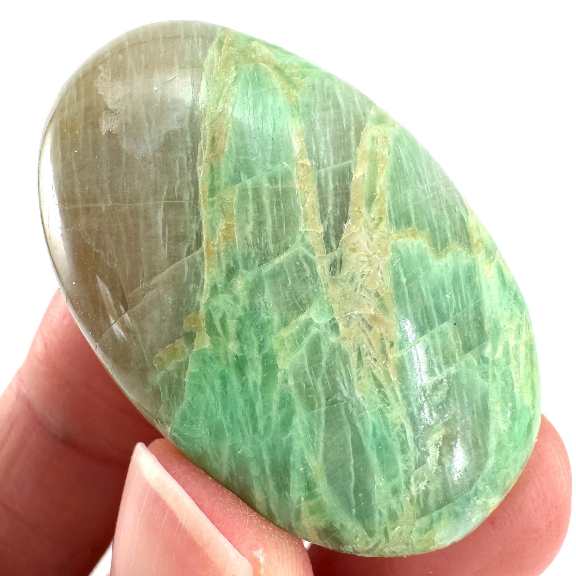 Garnierite Cabochon | Green Moonstone Gemstone