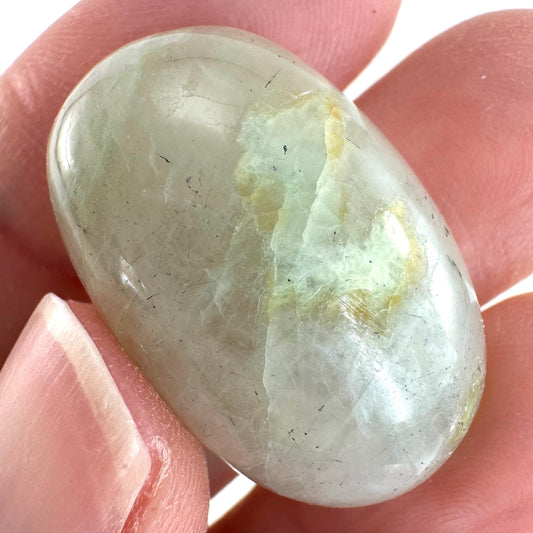Flashy Garnierite Cabochon | Madagascar Moonstone Gemstone