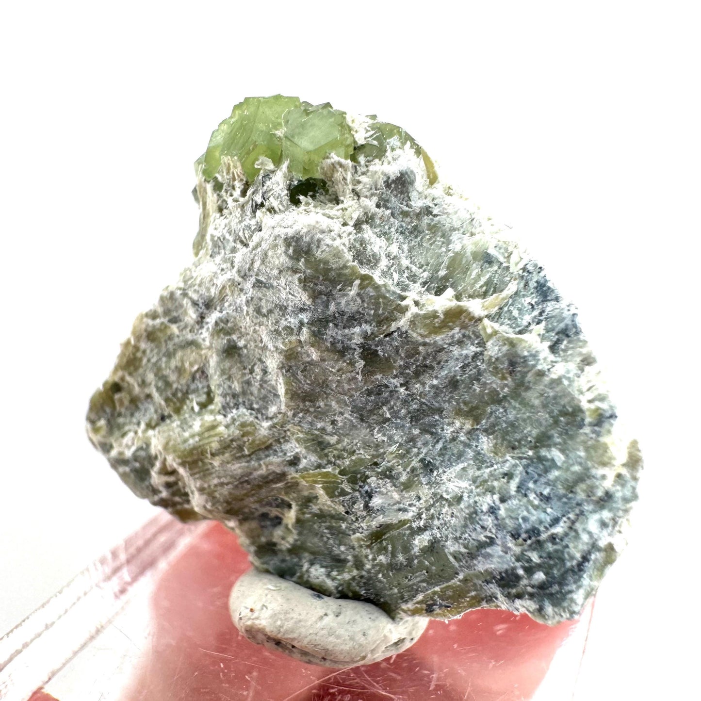Demantoid Garnet on Matrix | raw green crystal, mineral specimen from Pakistan