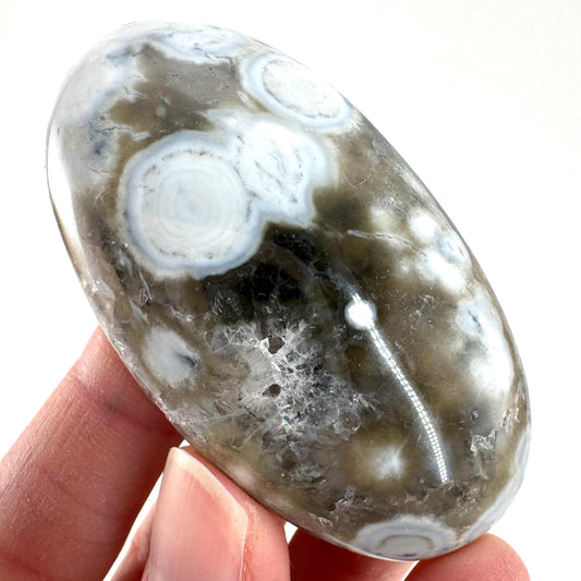 Orbicular Ocean Jasper Cabochon | Natural Gemstone