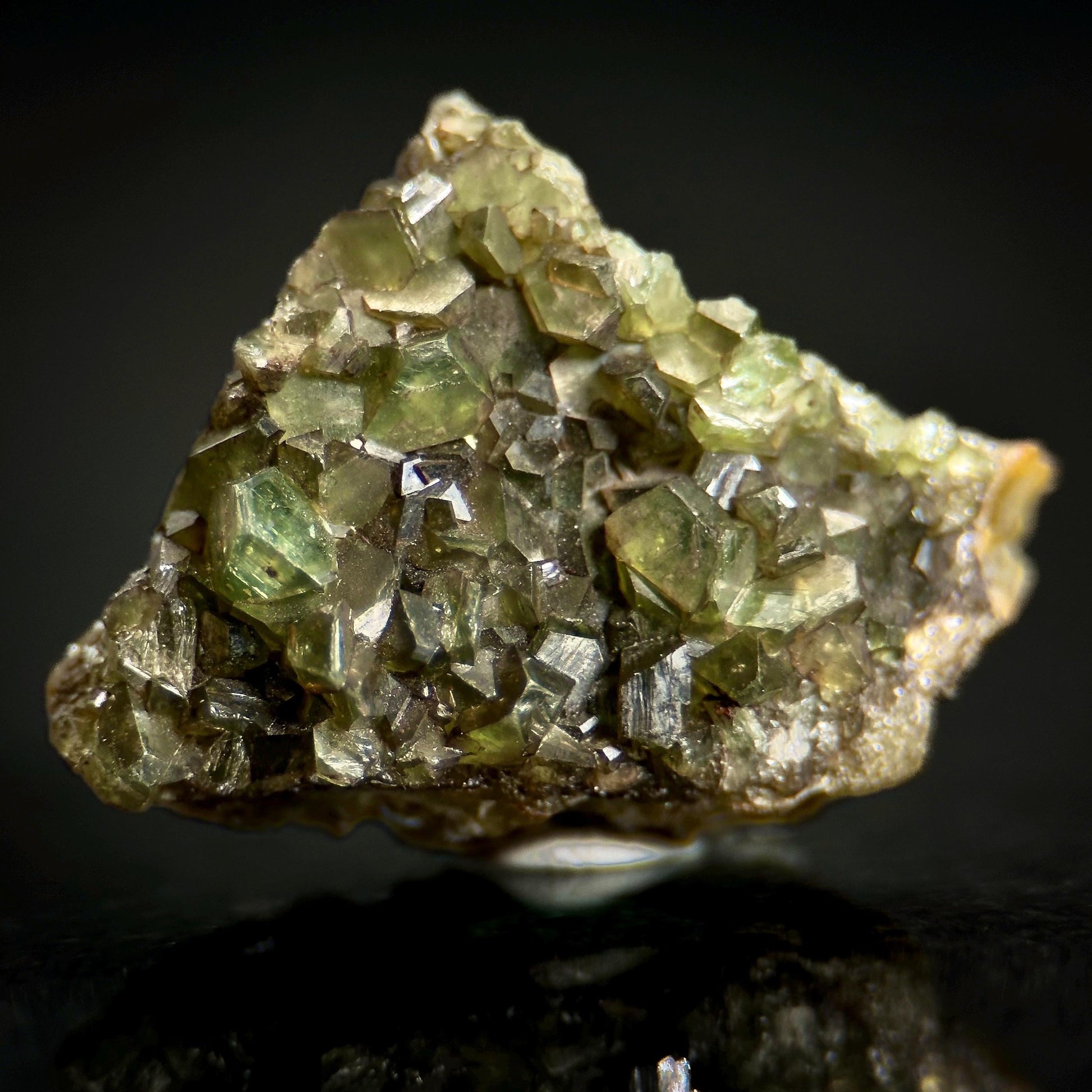 Ludlamite (Idaho, USA) | Green Crystal, Rare Mineral Specimen