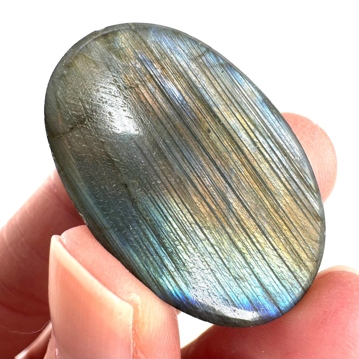 Labradorite Cabochon | Flashy Natural Gemstone