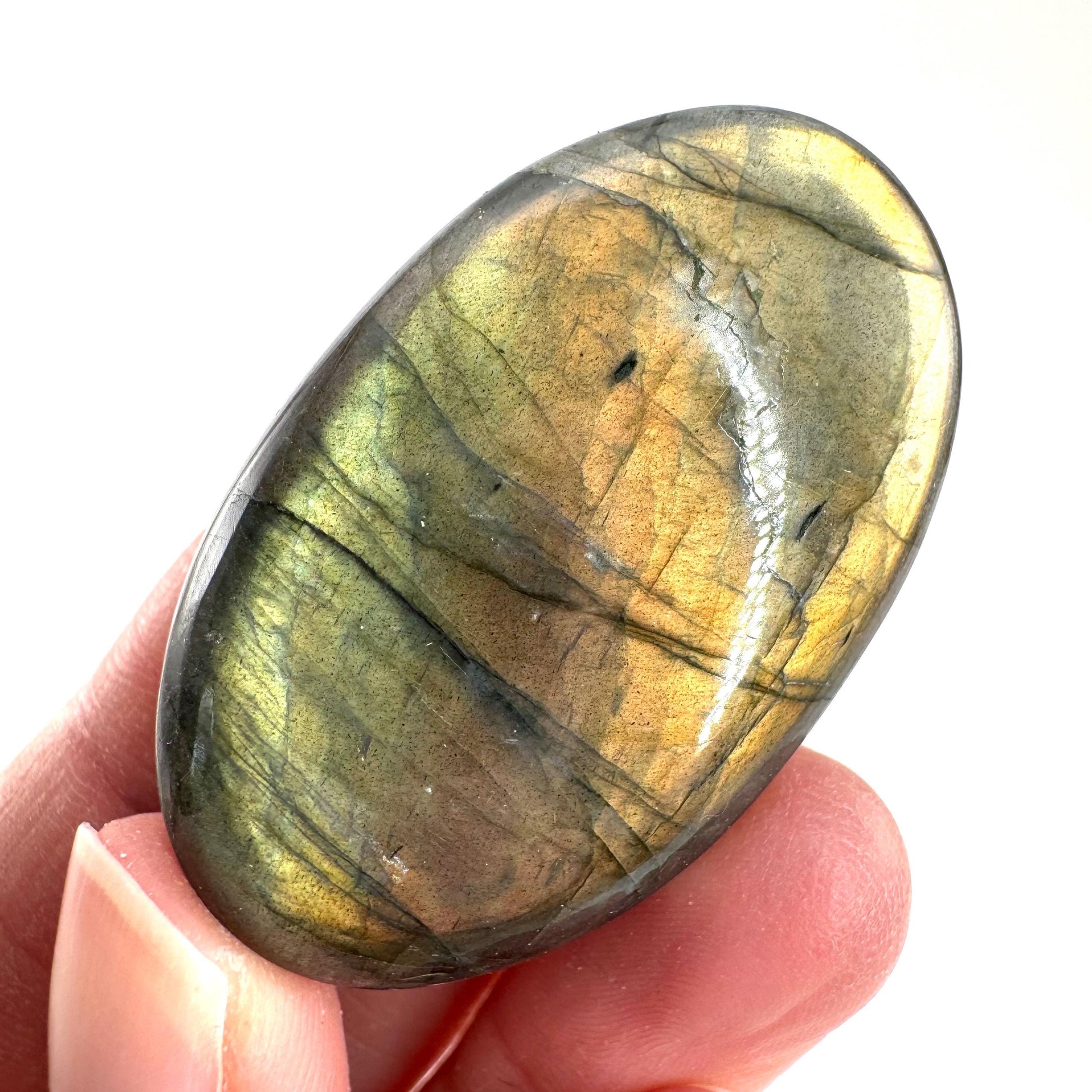 Labradorite Cabochon | Flashy Natural Gemstone