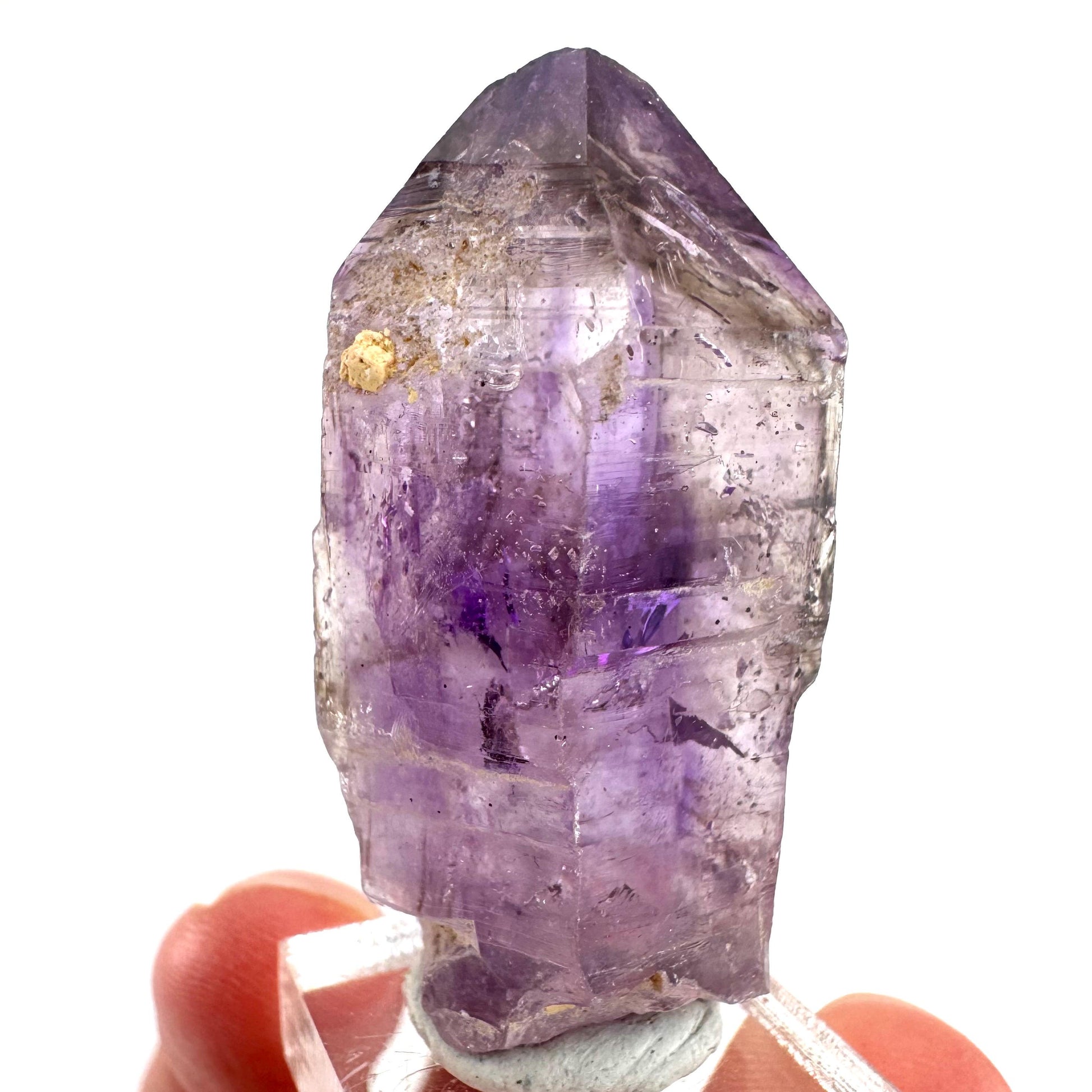 Amethyst Enhydro Point | Shangaan elestial crystal, mineral specimen from Zimbabwe