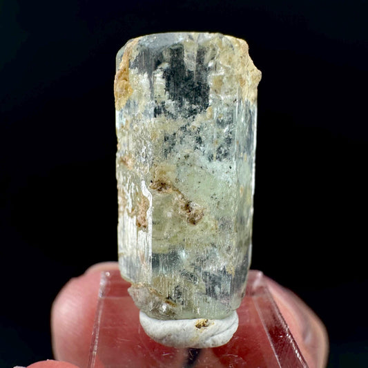 Aquamarine Crystal | natural blue beryl, mineral specimen from Namibia