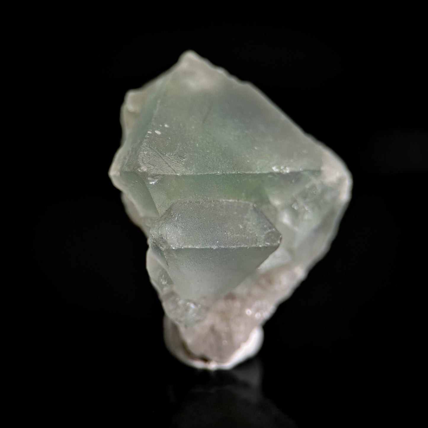 Fluorite w/ Pyrite & Quartz | natural green crystal cluster, mineral specimen from Canada