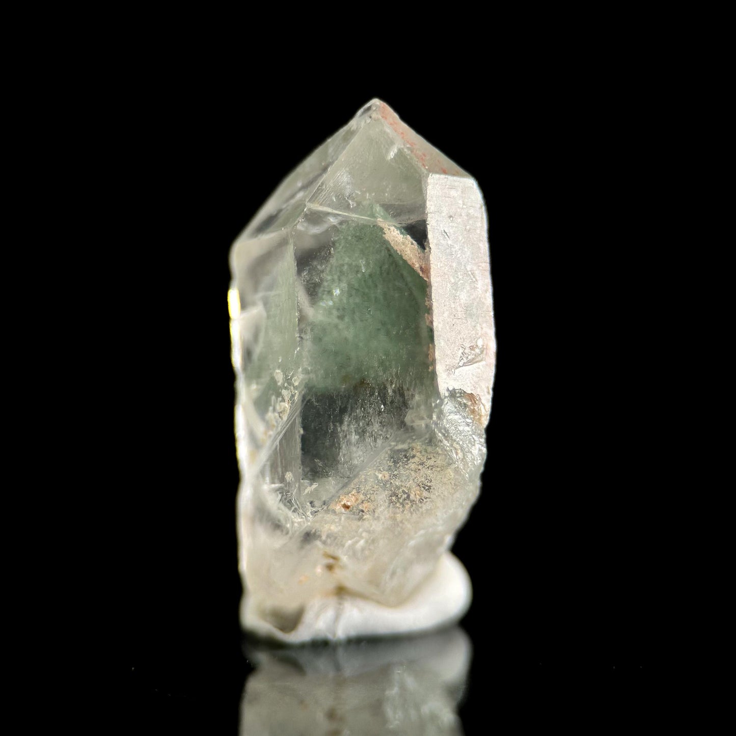 Phantom Chlorite Quartz | Green & Red Crystal, Mineral Specimen from Madagascar