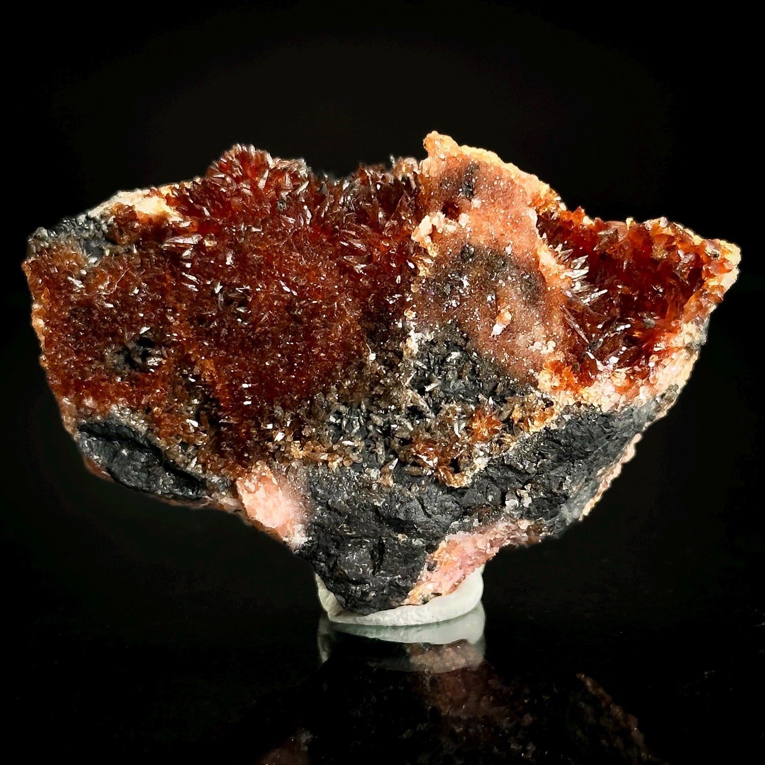 Rhodochrosite | red crystal, rare mineral specimen from South Africa