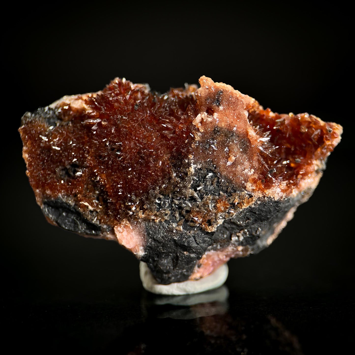 Rhodochrosite | red crystal, rare mineral specimen from South Africa