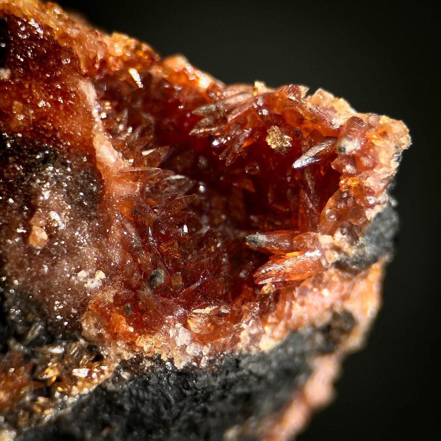 Rhodochrosite | red crystal, rare mineral specimen from South Africa