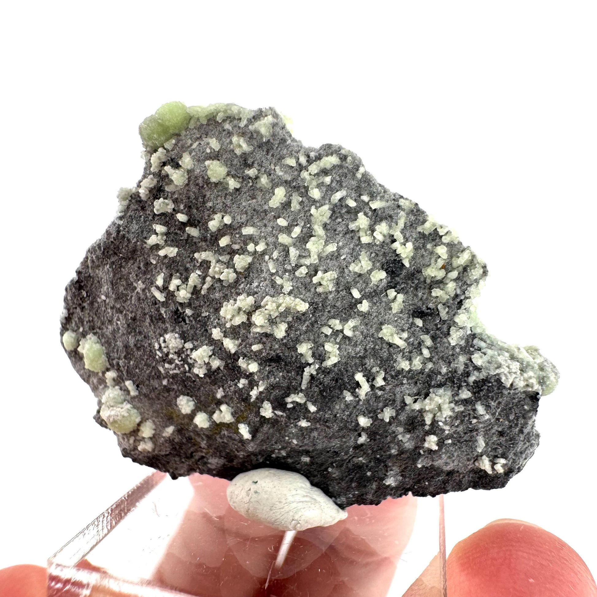 Wavellite (Arkansas, USA) | green crystal cluster, mineral specimen