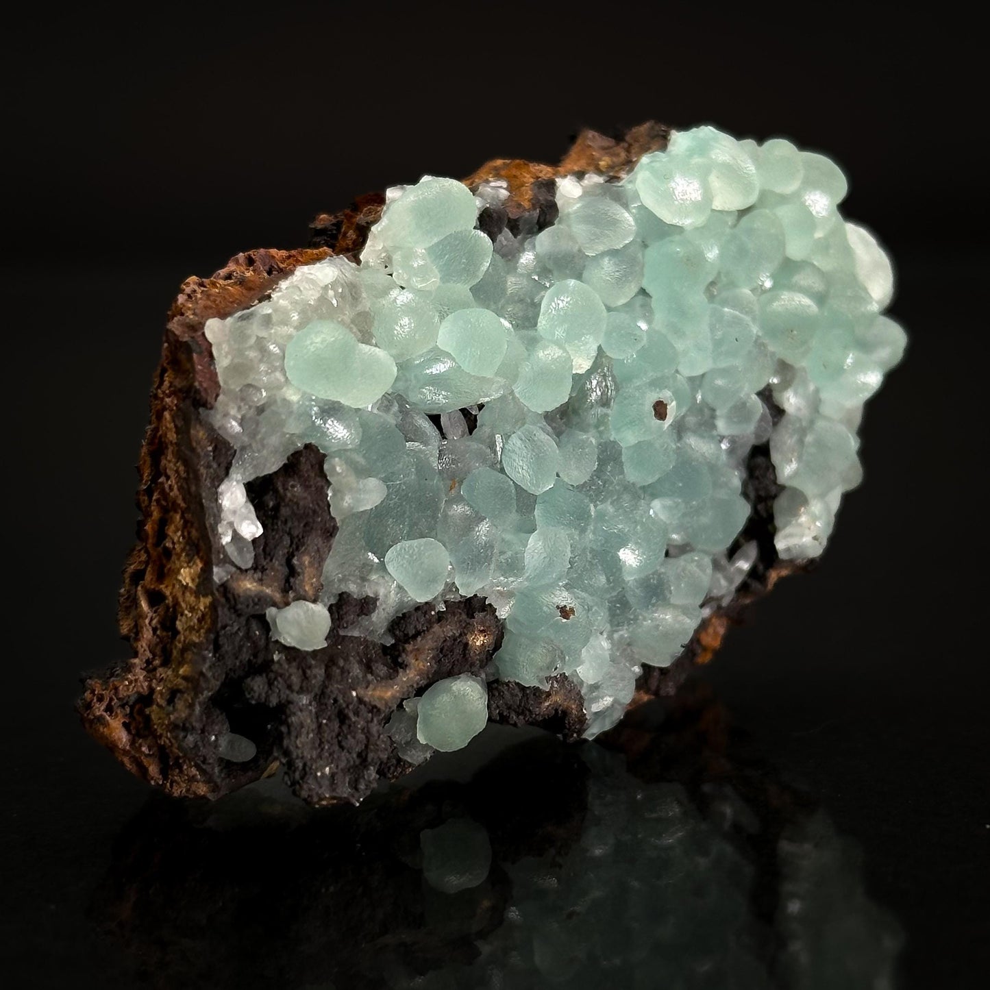 Smithsonite | blue crystal, rare mineral specimen from Kelly Mine, USA