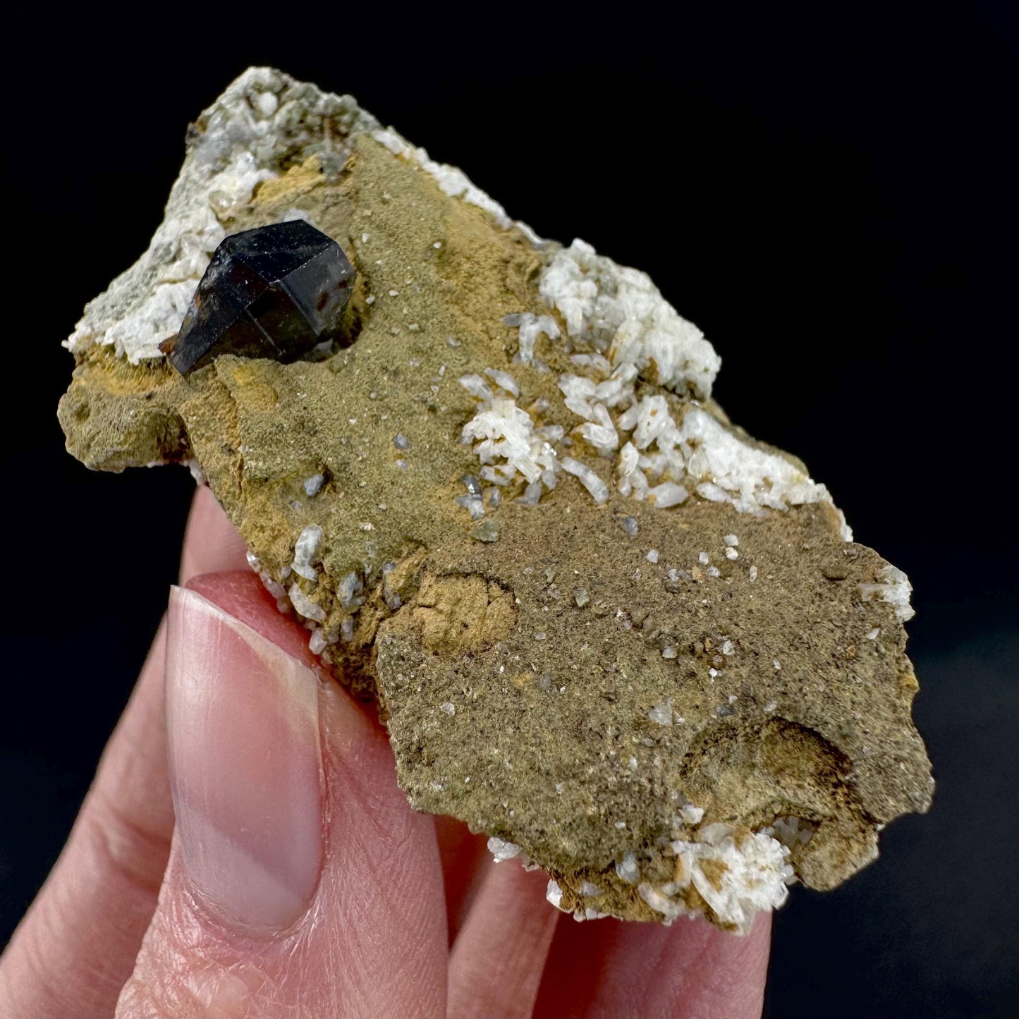 Anatase on Matrix | Metallic Crystal, Rare Mineral Specimen