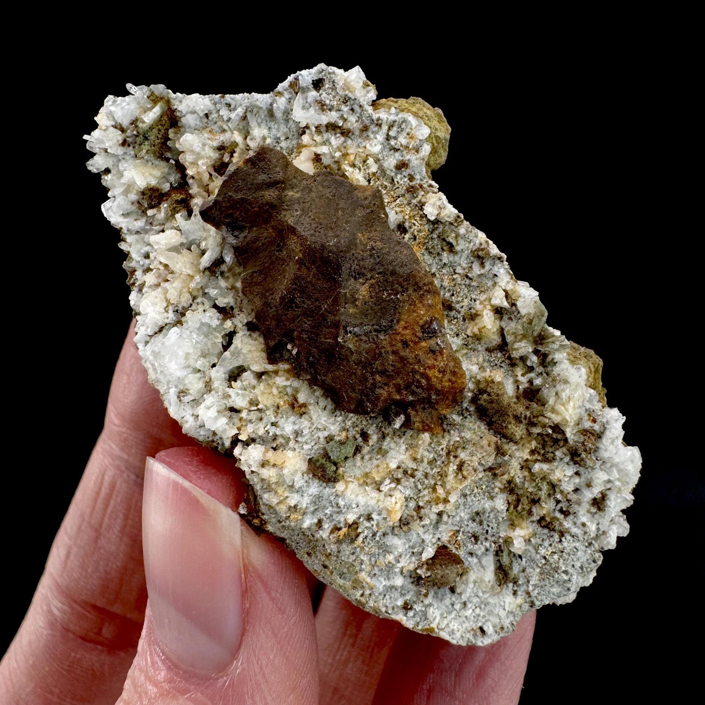 Anatase on Matrix | Metallic Crystal, Rare Mineral Specimen