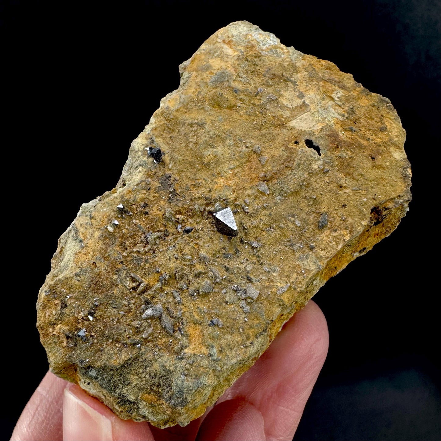 Anatase on Matrix | Metallic Crystal, Rare Mineral Specimen