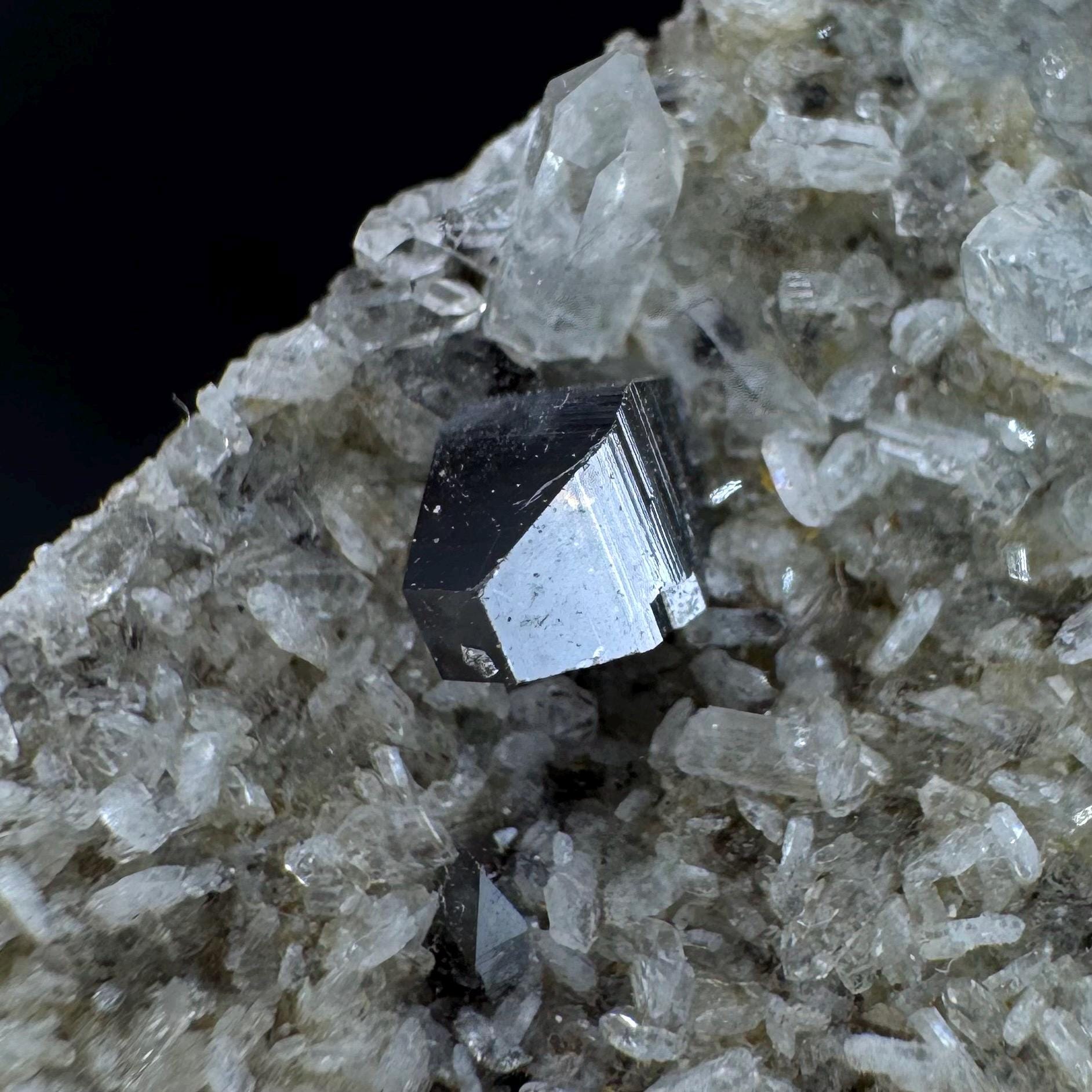 Anatase on Matrix | Metallic Crystal, Rare Mineral Specimen