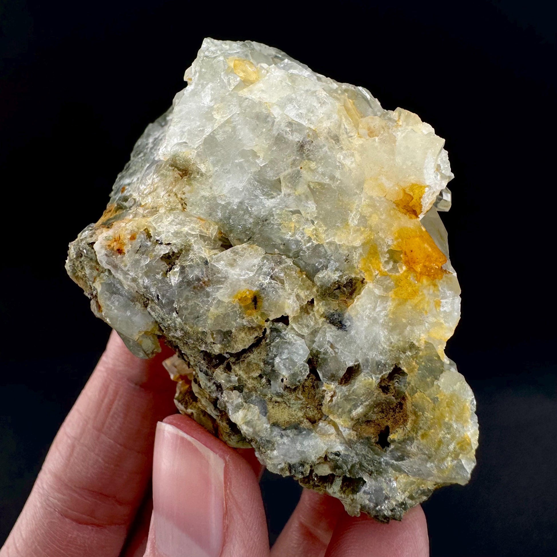 Anatase w/ Chlorite Quartz | Metallic Crystal, Rare Mineral Specimen