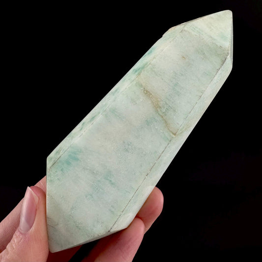 Smithsonite Crystal Point | Polished Blue Tower