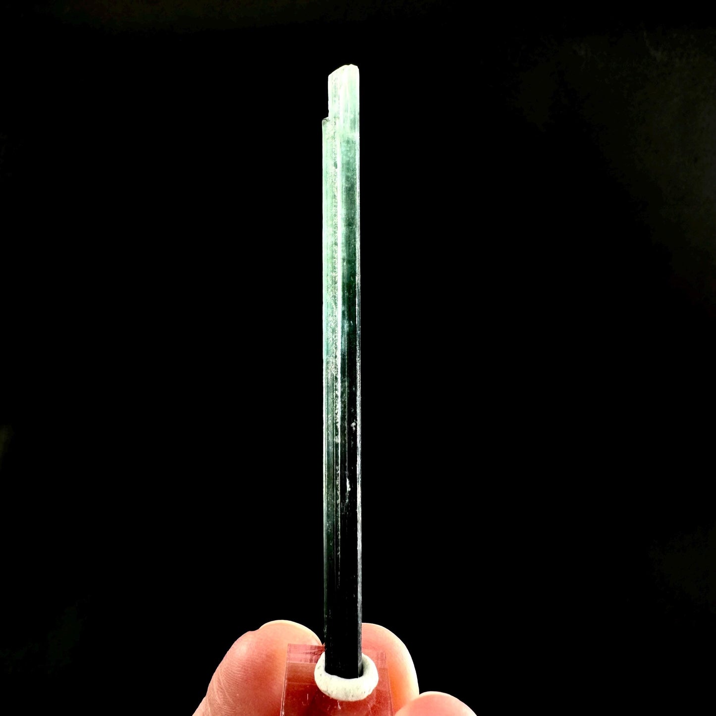 Indicolite Tourmaline Crystal | Natural Blue-Green Mineral Specimen from Pakistan