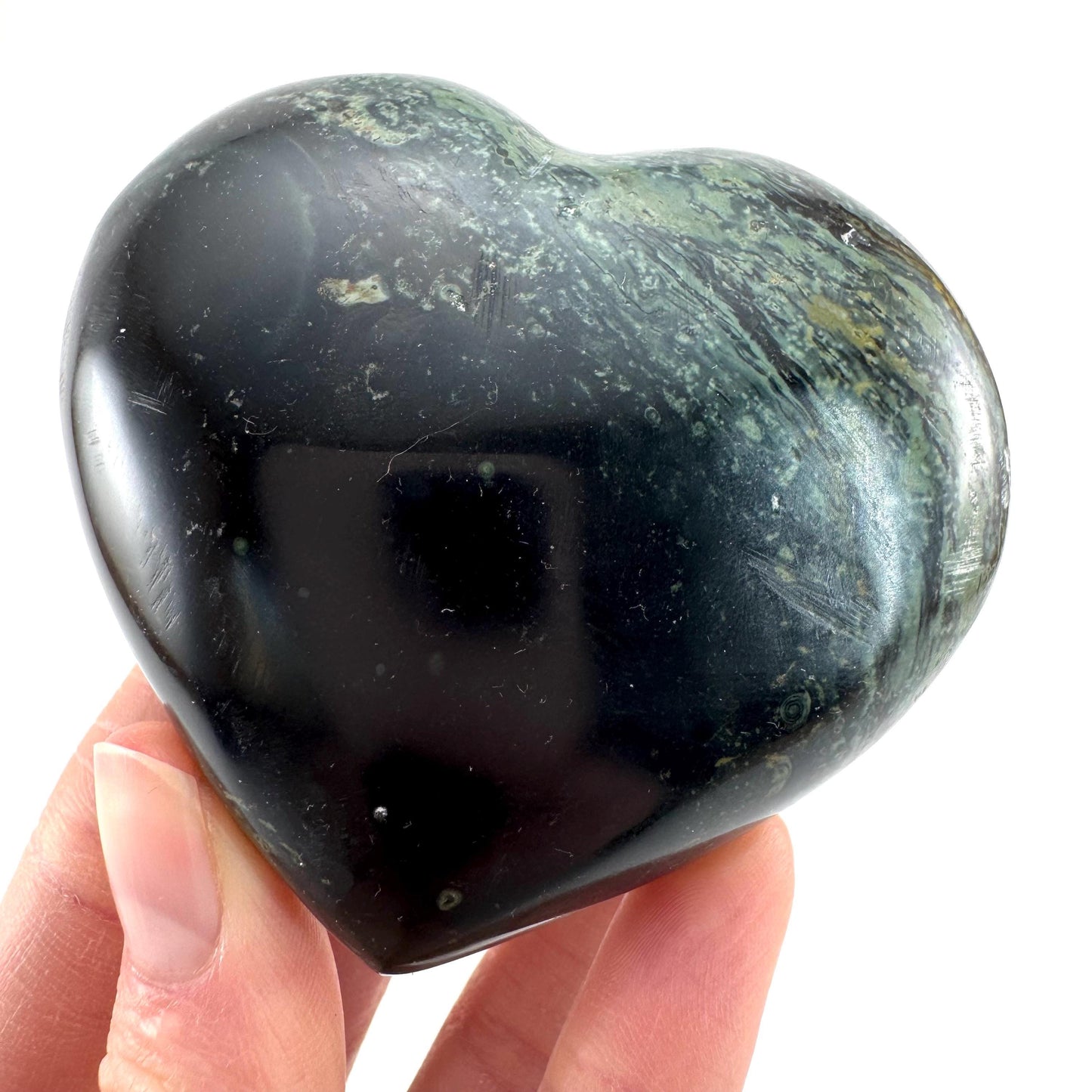 Kambaba Jasper Heart | Polished Crystal Decor