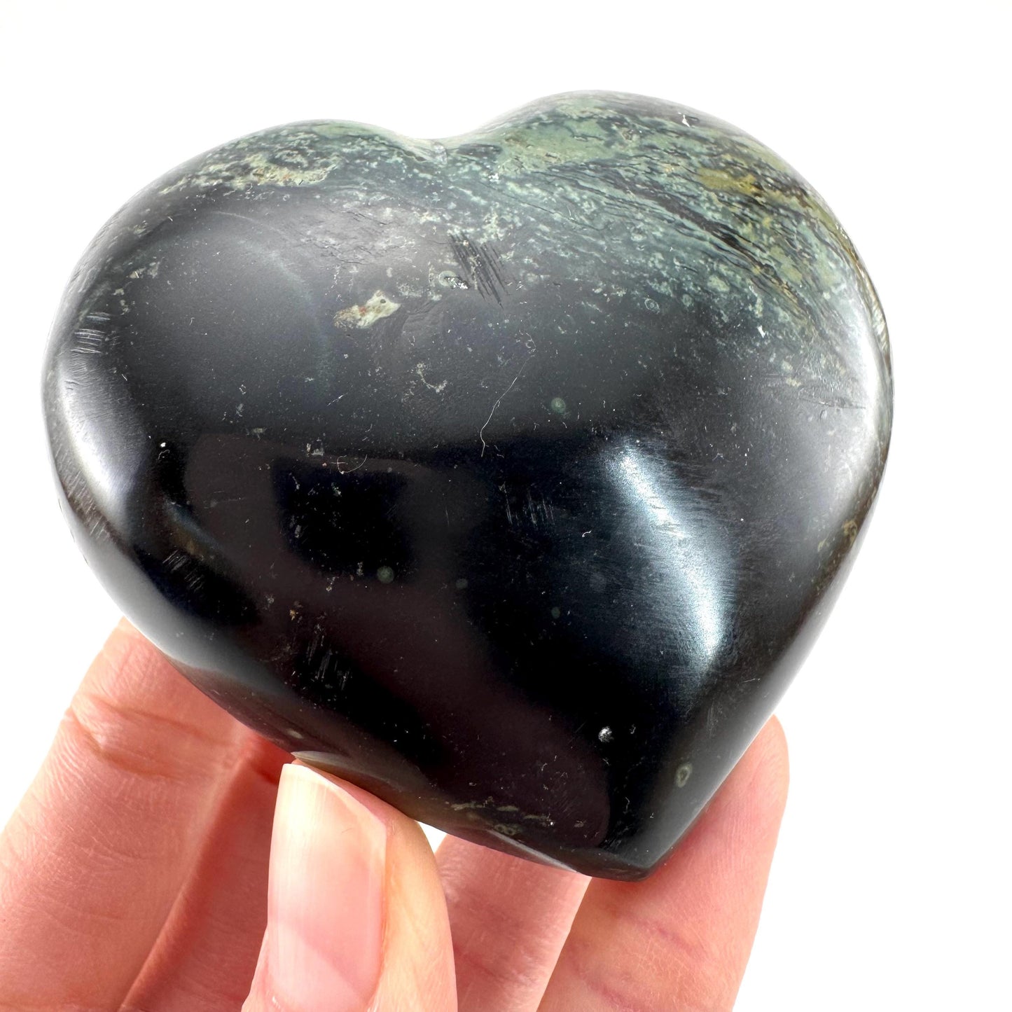 Kambaba Jasper Heart | Polished Crystal Decor