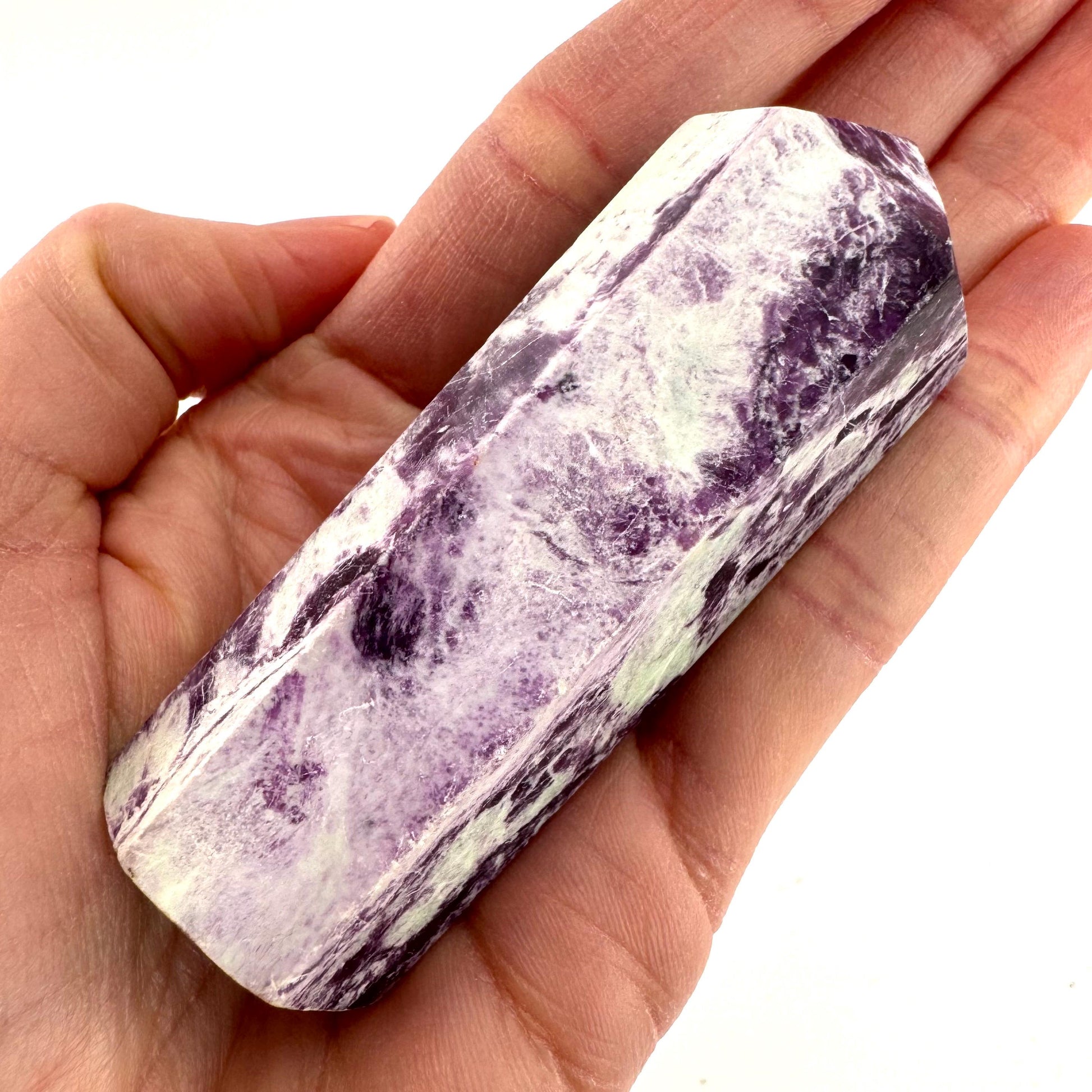 Kammererite Crystal Point | Polished Tower Wand