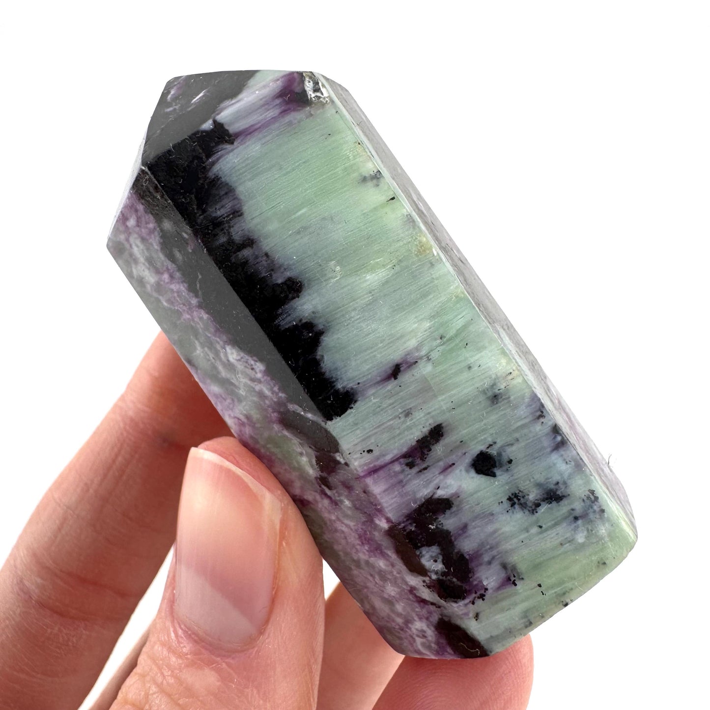Kammererite Crystal Point | Polished Tower Wand