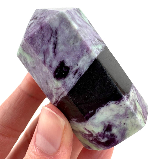 Kammererite Crystal Point | Polished Tower Wand