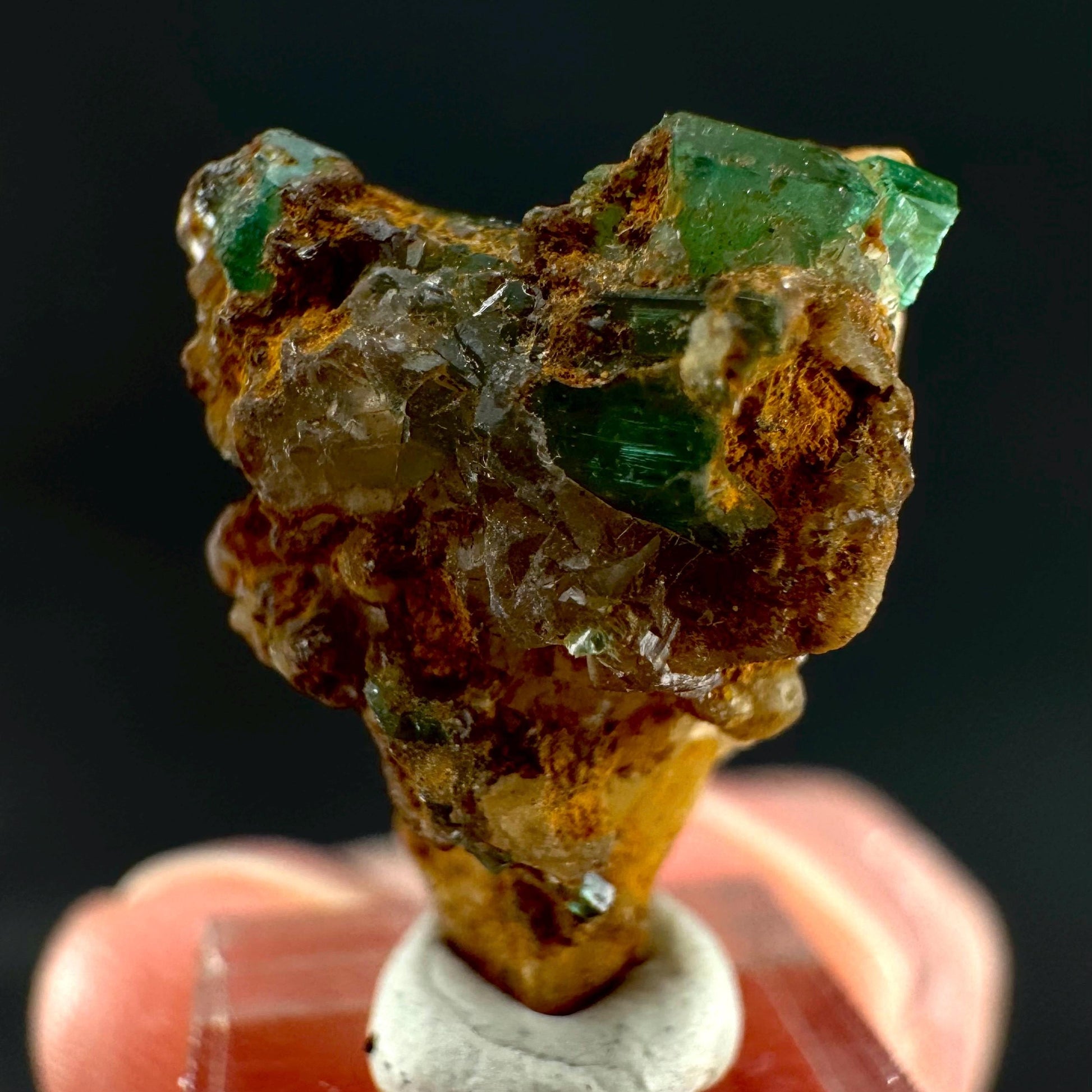 Emerald on Matrix | natural green crystal cluster, raw mineral specimen from Pakistan