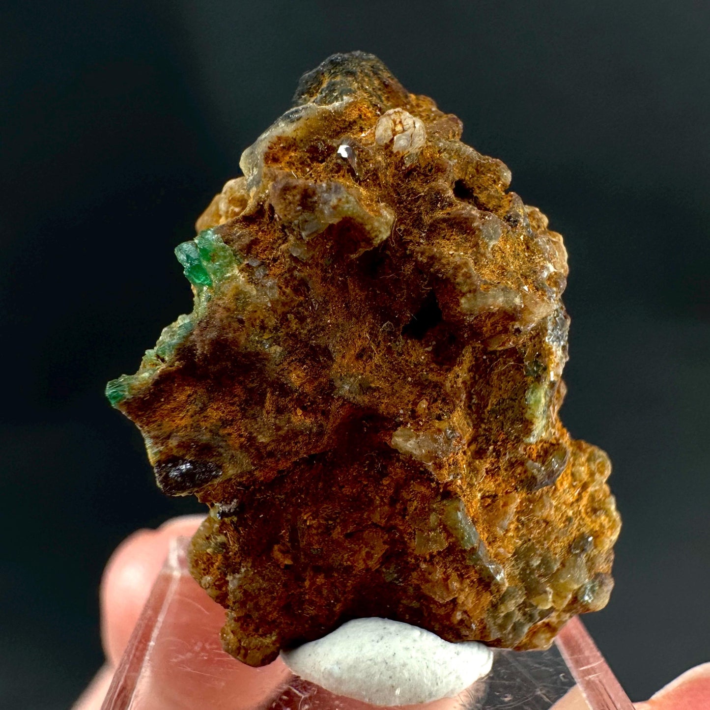 Emerald on Matrix | natural green crystal cluster, raw mineral specimen from Pakistan