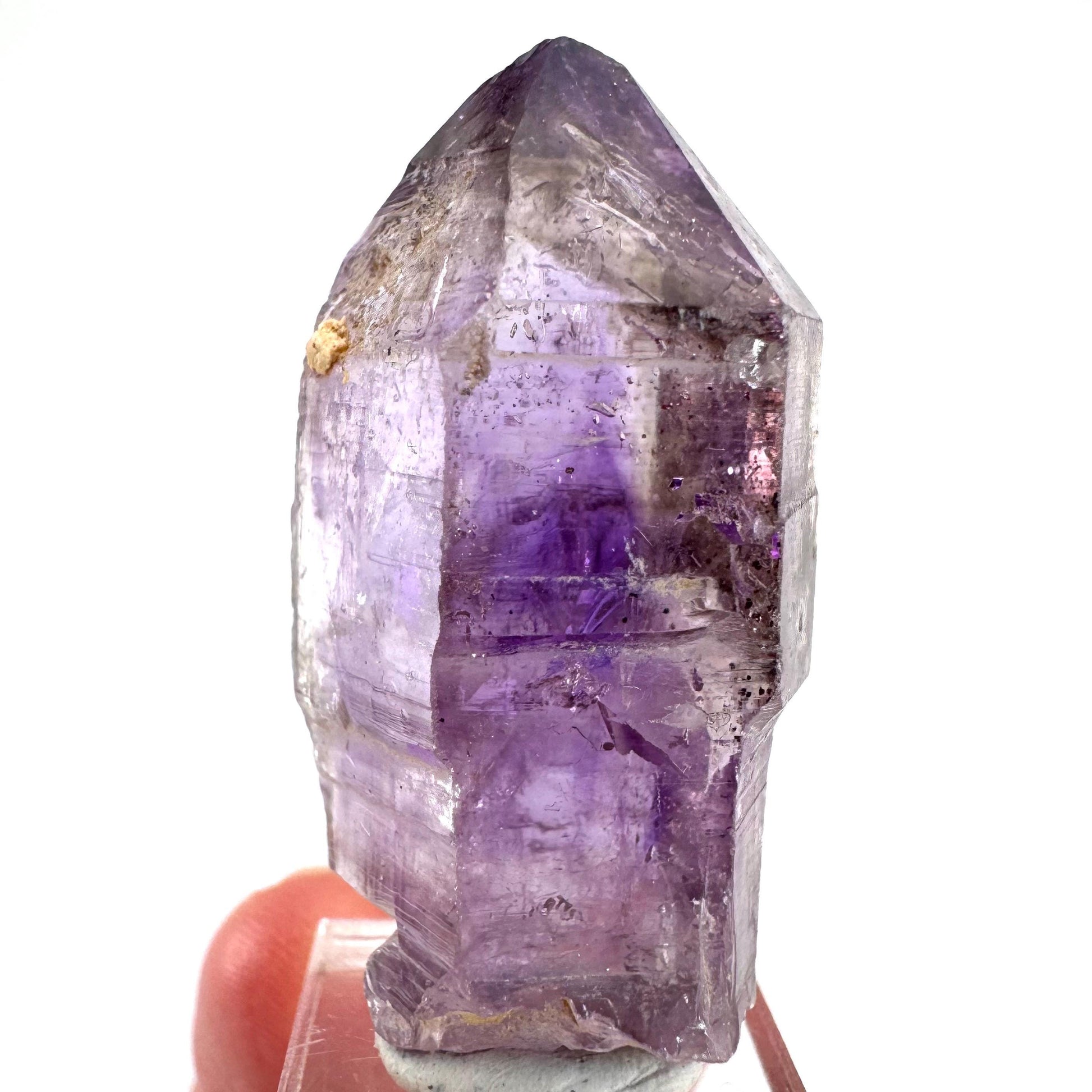 Amethyst Enhydro Point | Shangaan elestial crystal, mineral specimen from Zimbabwe