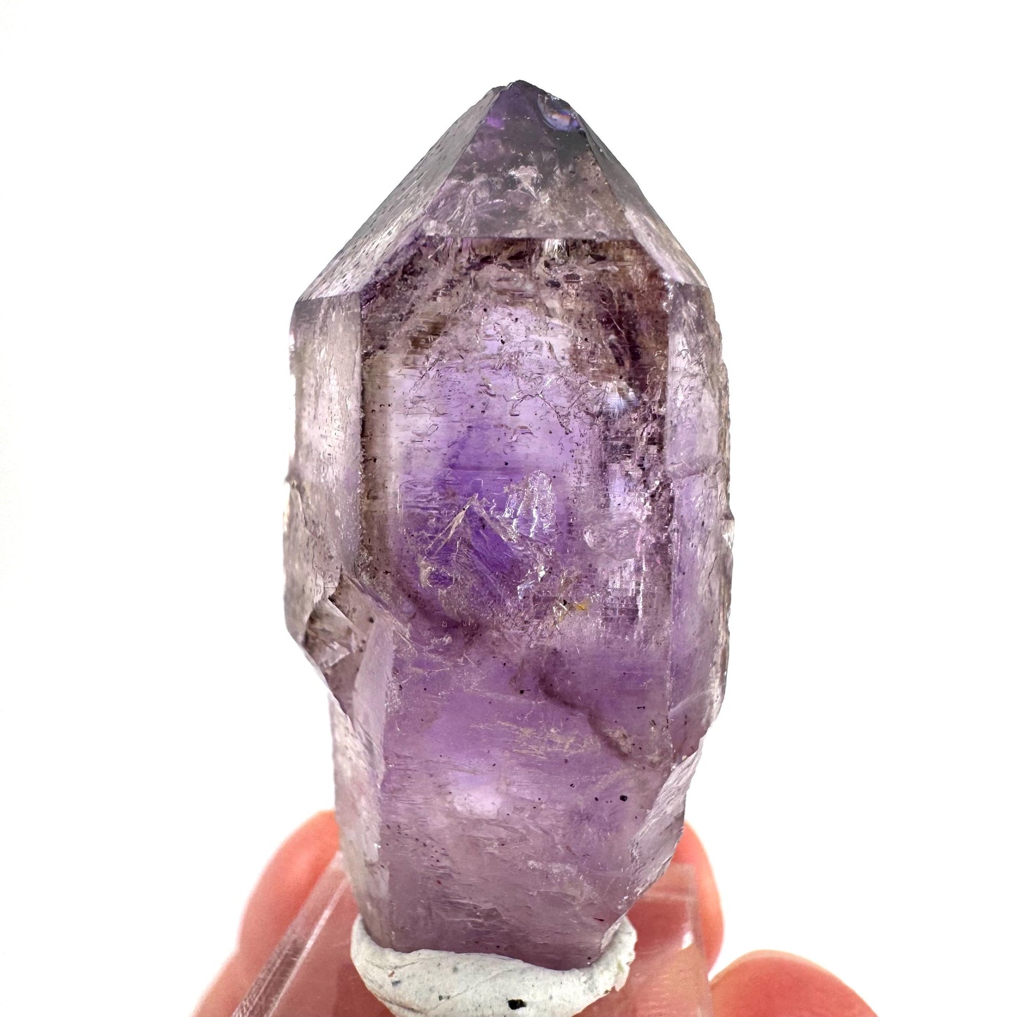 Amethyst Enhydro Point | Shangaan elestial crystal, mineral specimen from Zimbabwe