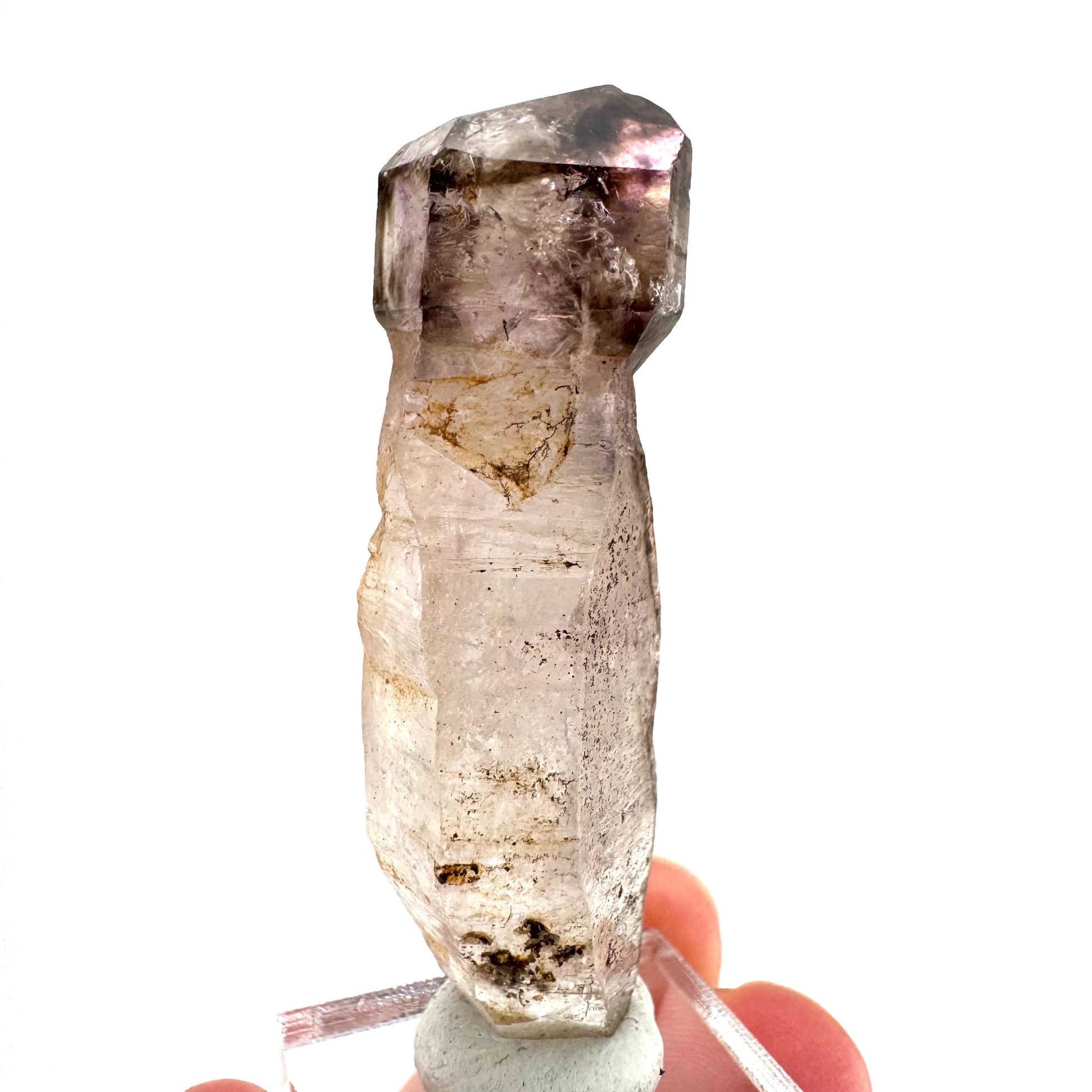 Amethyst Enhydro Scepter | Shangaan elestial crystal, mineral specimen from Zimbabwe