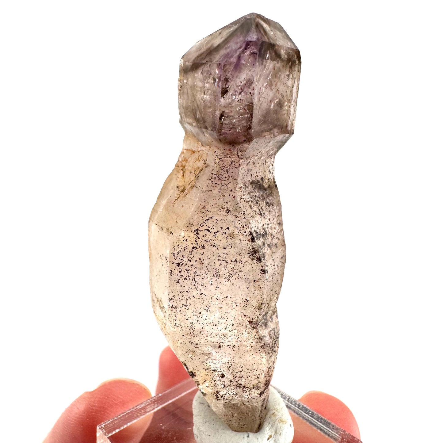 Amethyst Enhydro Scepter | Shangaan elestial crystal, mineral specimen from Zimbabwe