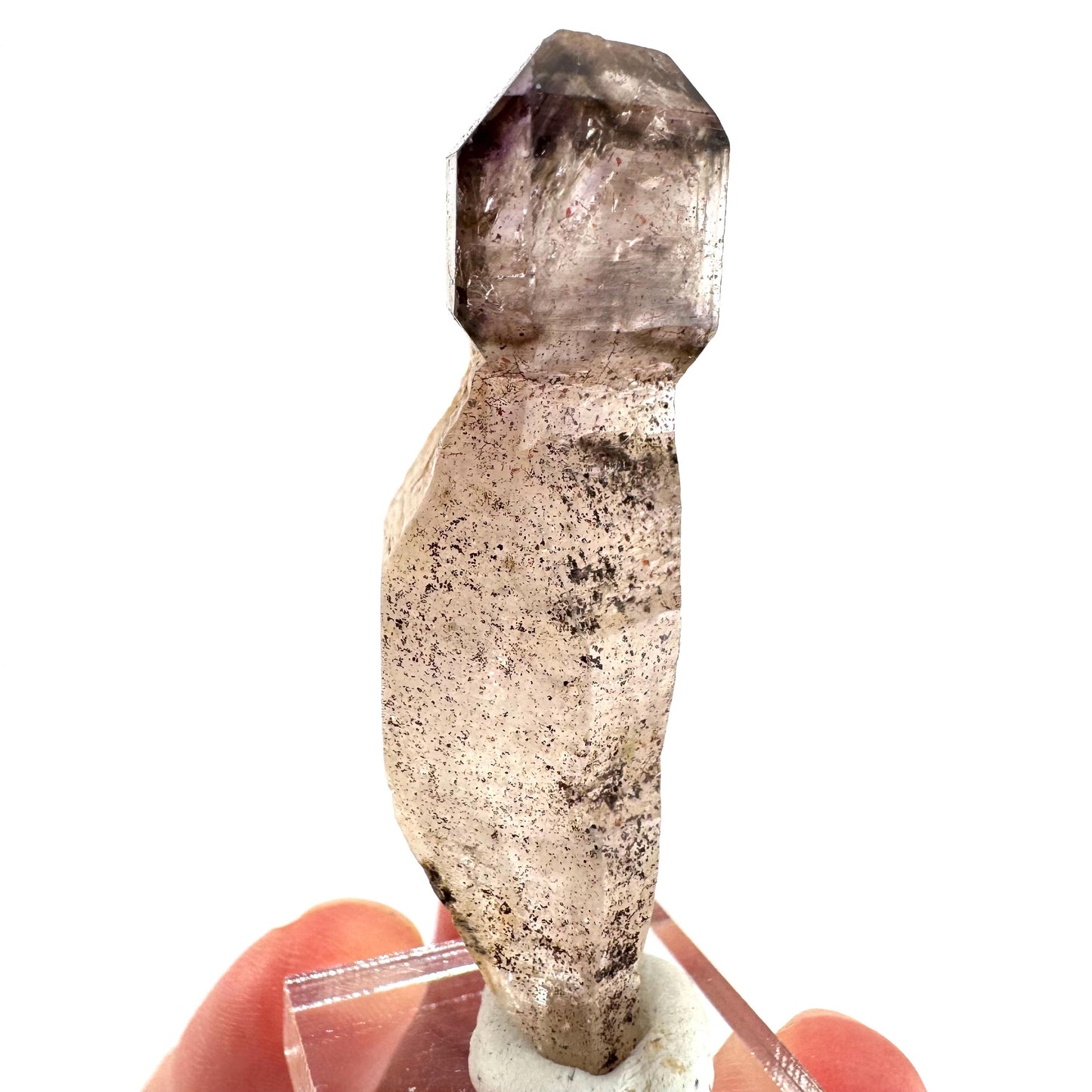 Amethyst Enhydro Scepter | Shangaan elestial crystal, mineral specimen from Zimbabwe