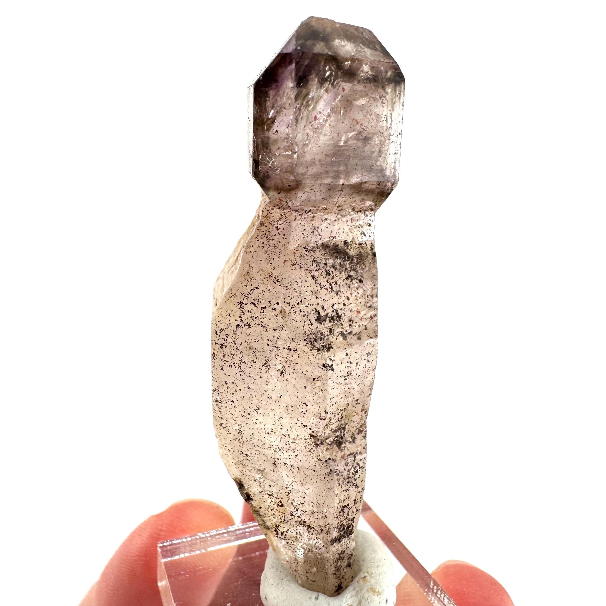 Amethyst Enhydro Scepter | Shangaan elestial crystal, mineral specimen from Zimbabwe