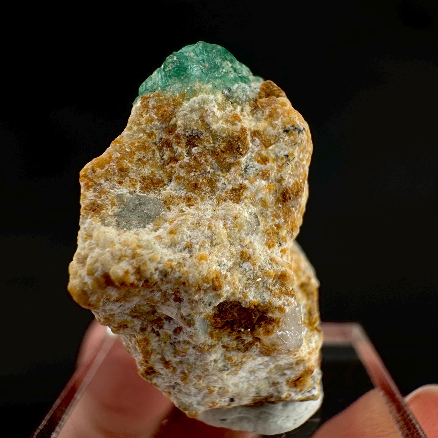 Emerald on Matrix | natural green crystal cluster, raw mineral specimen from Pakistan