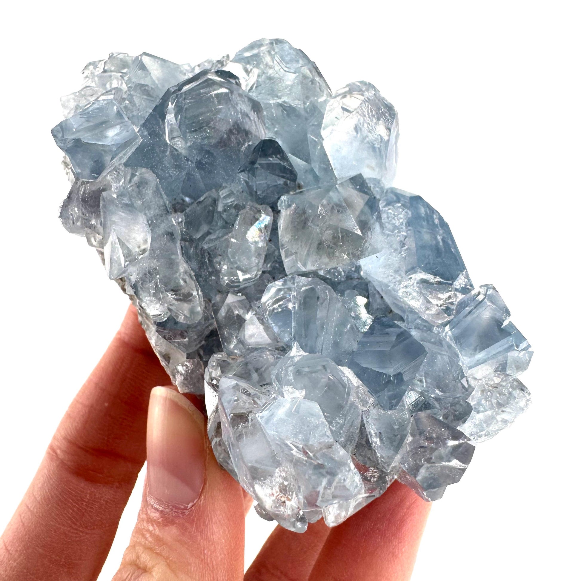 Celestite | natural blue crystal, mineral specimen from Madagascar