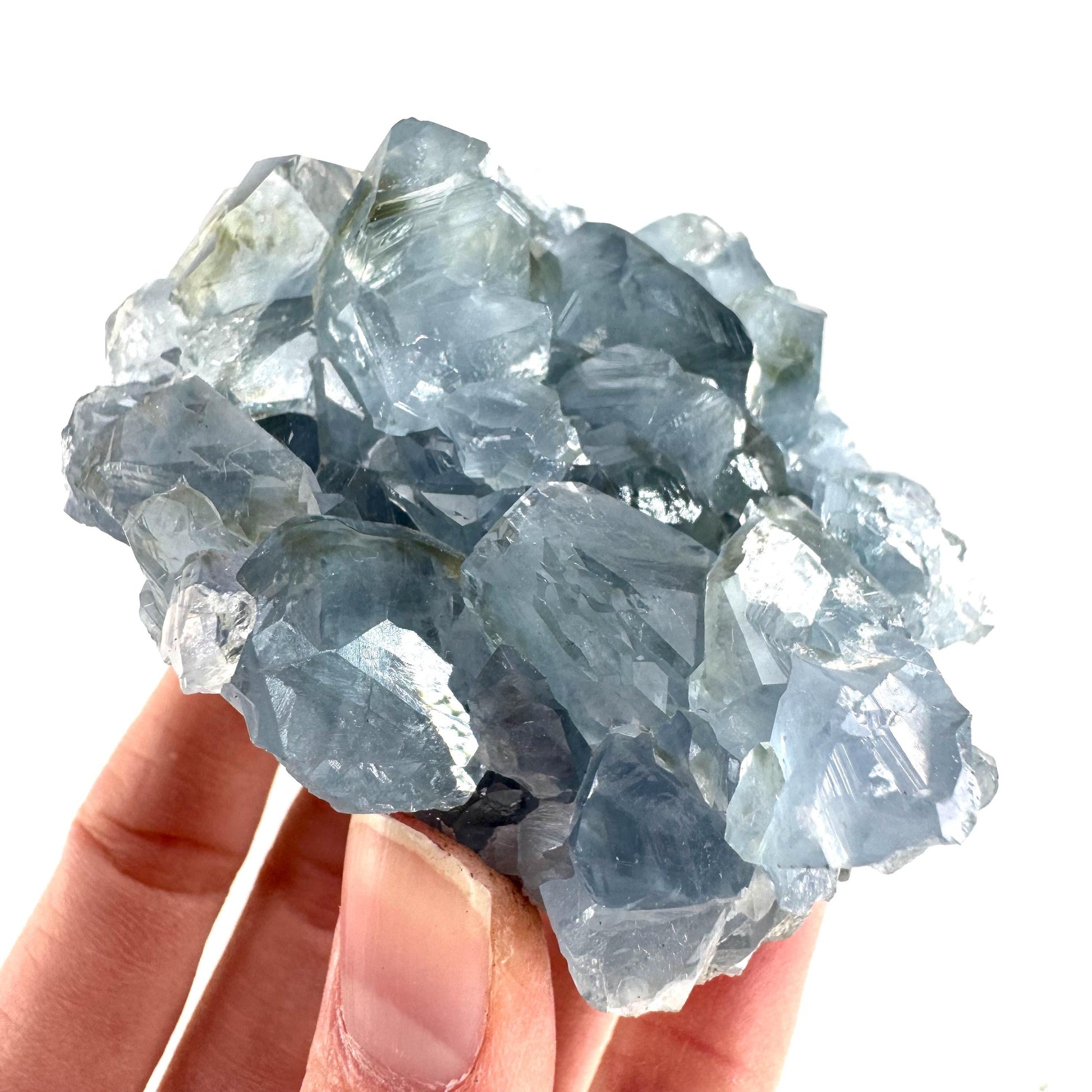 Celestite | natural blue crystal, mineral specimen from Madagascar