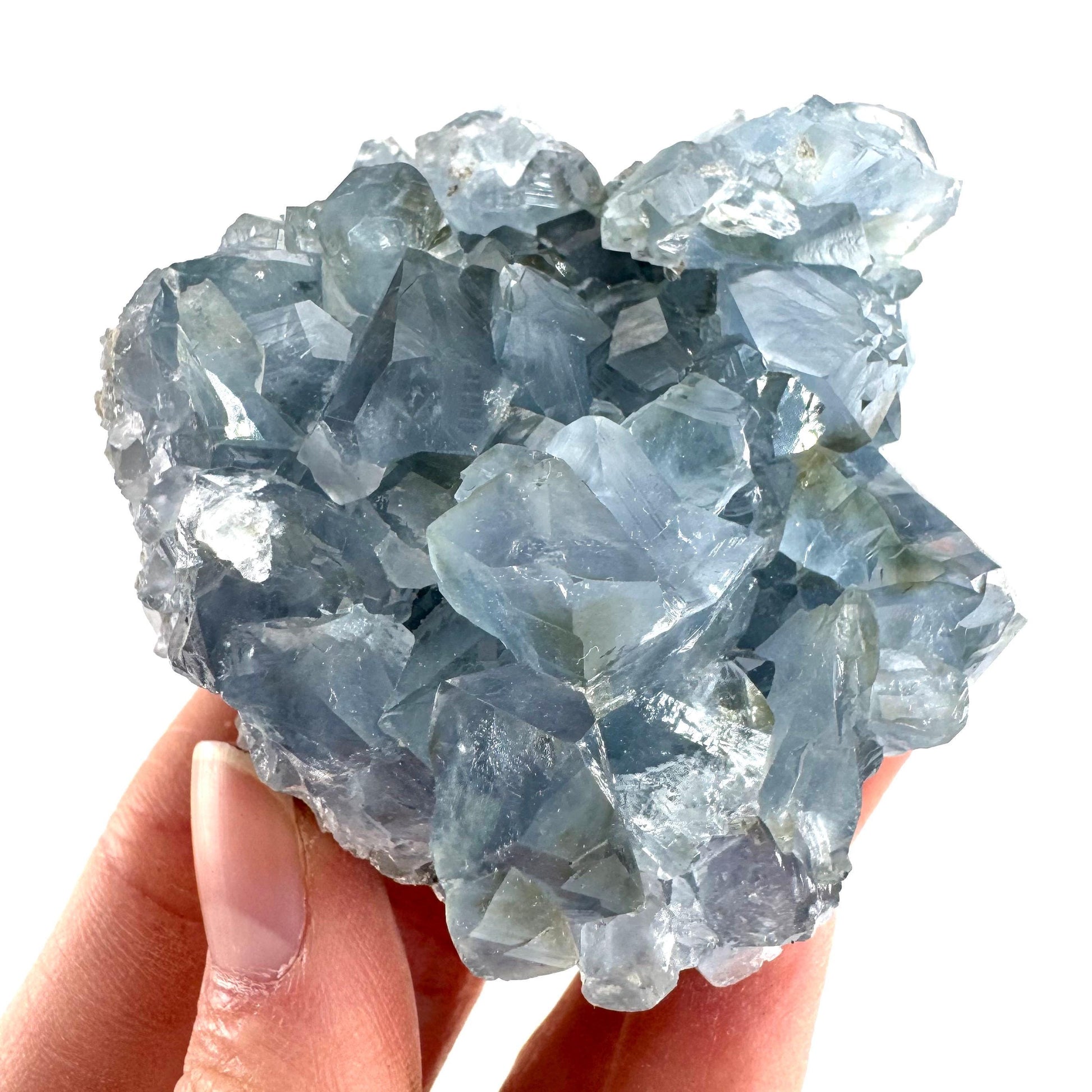 Celestite | natural blue crystal, mineral specimen from Madagascar