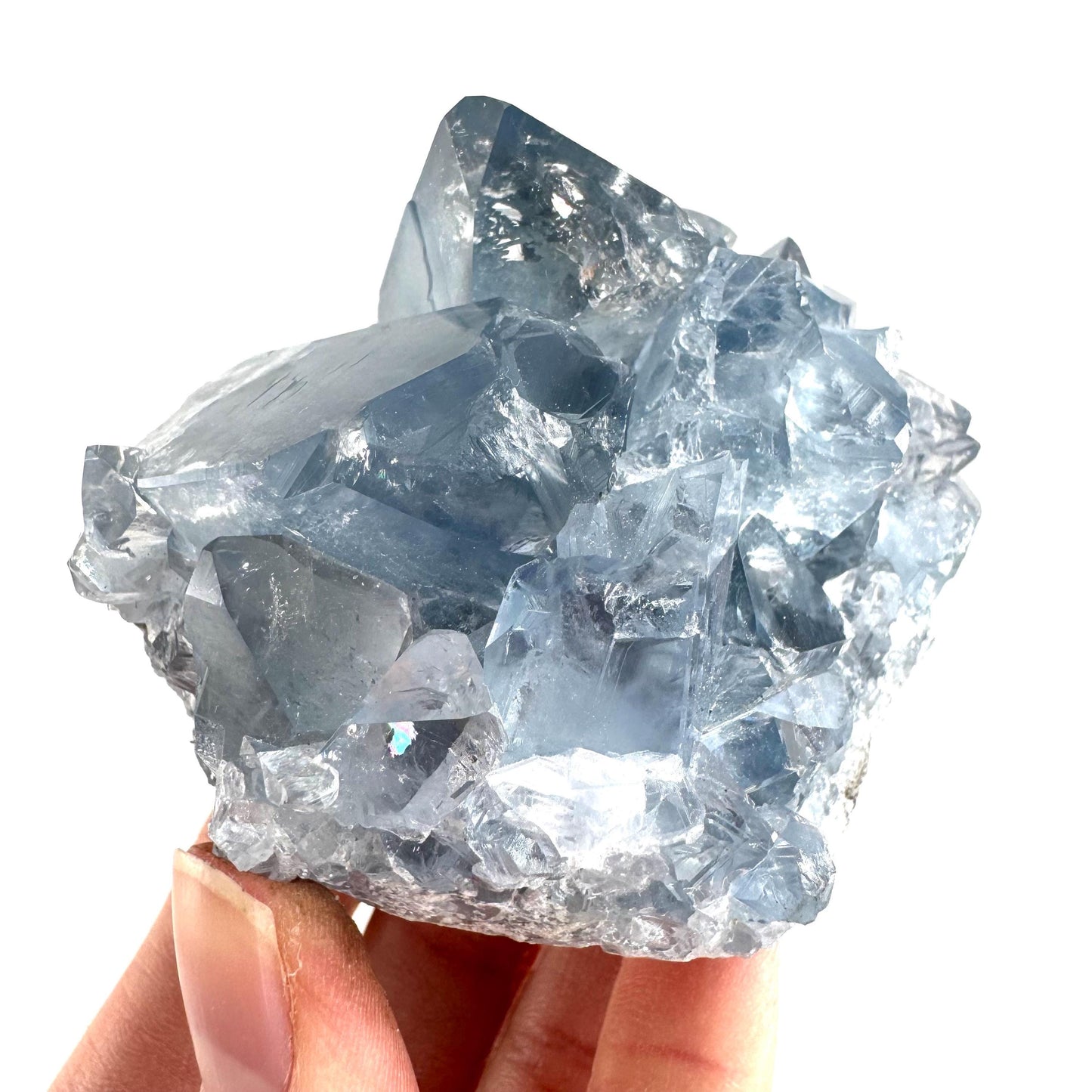 Celestite | natural blue crystal, mineral specimen from Madagascar